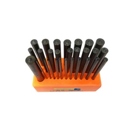 Metal Worker Transfer Punch for Threaded, Drilled or Reamed Holes Complete 28 Piece Set (SAE)