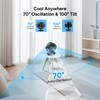 DR.PREPARE Oscillating Air Circulator Fan for Bedroom, 11.3” Height Powerful