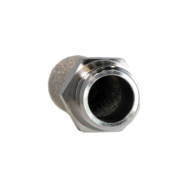 Silencer with Male Thread NPT 1/4 Inch Material Stainless Steel