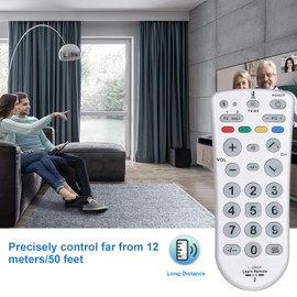 Universal Learning Remote Control for IR Remote Control - Works TV & Cable
