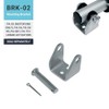 Progressive Automations U-Shape BRK-02 Mounting Bracket for Linear Actuator, Made