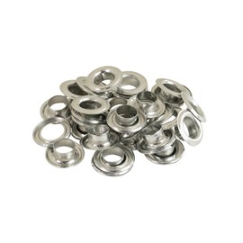 SK11 Double-Sided Eyelet Balls, Aluminum, 0.5 inches (12 mm), 20 Pairs Equivalent, No. 15MT
