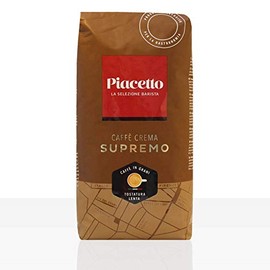 Piacetto Caffe Crema Supremo - 1 kg Coffee Beans