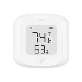 WiFi Temperature Humidity Monitor Smart Temperature and Humidity Sensor with LCD Screen Indoor Thermometer Hygrometer Compatible with Alexa  Home