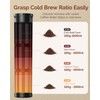 Maestri House Compact Cold Brew Coffee Maker, 64oz Iced Tea