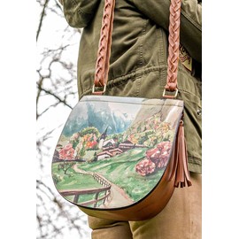 DOGO Vegan Women's Shoulder Bags Shoulder Bags Ivy Bag - Alpine Meadows, multicoloured
