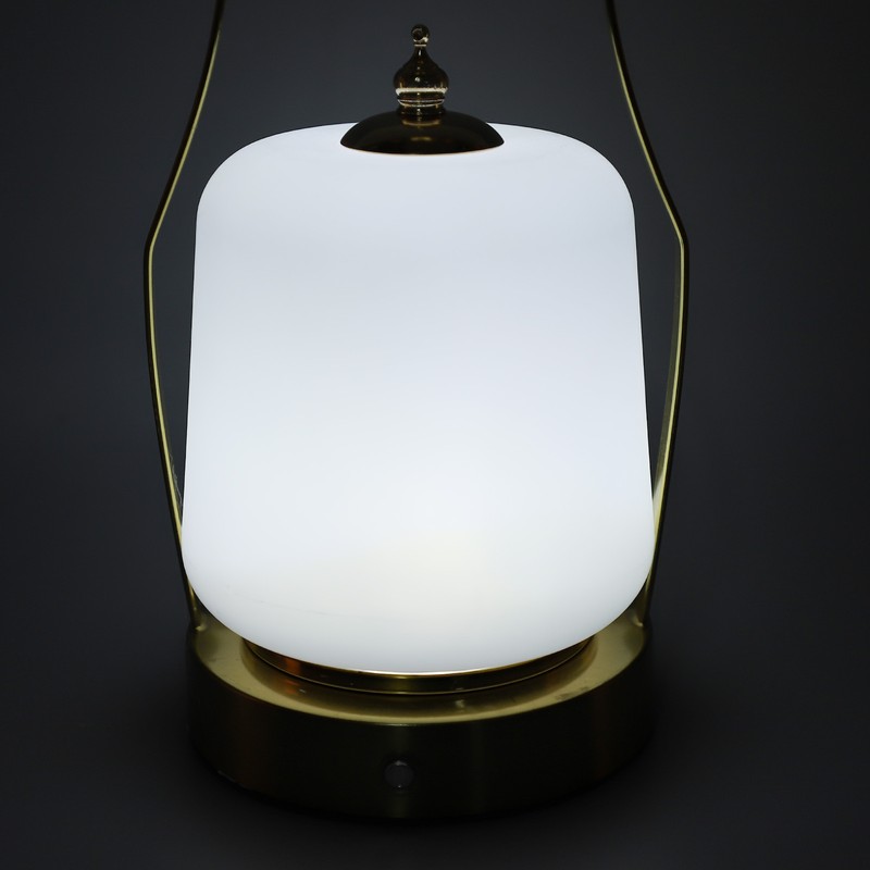 Cordless Lantern LED Retro Rechargeable Stepless Dimming 3 Lighting Modes