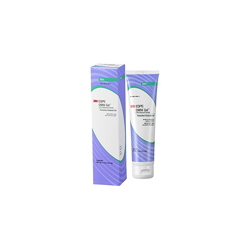 3M 70201400788 OMNI Gel Brush-On Fluoride, 0.4% Stannous Fluoride, Extra