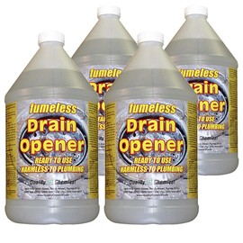 Fumeless Drain Opener - Professional Strength - Fast Acting-4 gallon case