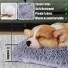 Machine Washable Dog Bed, Deluxe Plush Dog Crate Pad and