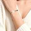Dtja Clover Ball Beads Bracelet for Women Stainless Steel Luck