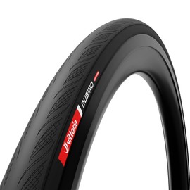 Vittoria Rubino Tubeless-Ready Road Bike Tire - 700x26c in Black - Designed for Long Mileage, Puncture Resistance, High Grip & Speed - Everyday Use & Endurance Cycling