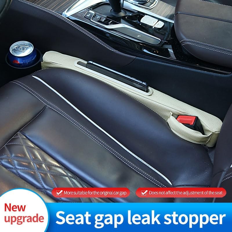 RAKSONIC 2 Pack Car Seat Gap Filler with Storage Box,Fill