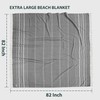 LANE LINEN Beach Blanket – Sand-Free, Extra-Large Picnic Mat, Quick-Dry,