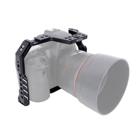 6D/6D Mark II Cage,NICEYRIG Camera Cage for Canon EOS 6D / EOS 6D Mark II with NATO Rail Cold Shoe Quick Release Plate for ARCA-Swiss Tpye,Formfitting Video Making Camera Rig for Canon R6 Mark II