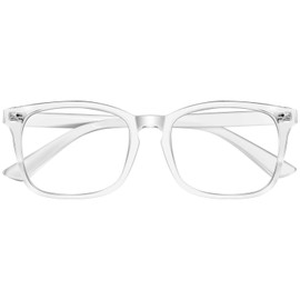 ZEHEXA Reading Glasses for women Blue Light Blocking Glasses Filter UV Square Lightweight Readers Glasses for Men and Women 4.0