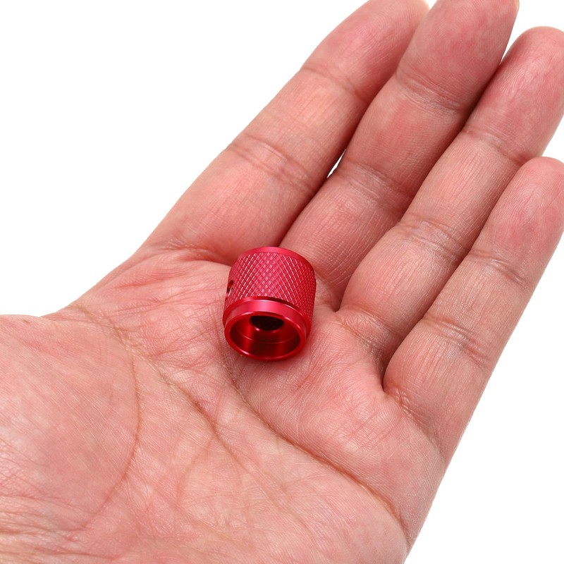 MECCANIXITY 2 Pcs Aluminium Potentiometer Knobs, 1/4" (6mm) Universal Volume