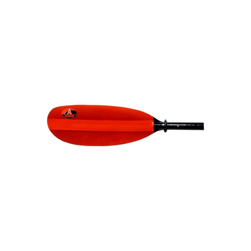 ADVANCED ELEMENTS 4-Part Fiberglass Kayak Paddle, Black/Red