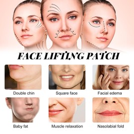 120 Pcs V Edge Patches Face Lift - Facelift Tape for Face Invisible, Waterproof & Instant Smoothing, Anti-Wrinkle Facial Area Lift Tape for Women