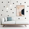 180pcs Hand-Drawn Irregular Dot Wall Decals – 1-1.5 Inch |