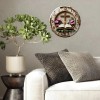 30x30cm Round Glass Wall Clock that Matches its Description and