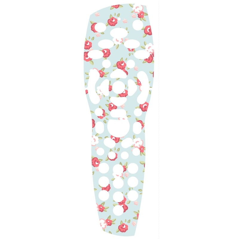 Shabby Chic with Roses Remote Sticker Skin