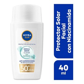 Nivea Sun Derma Skin Clear | Protector Solar Facial FPS 50 | 40 ml