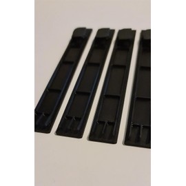 Ford Focus MK2 Replacement Roof Slat Cover Rail Trim Rack Bar Lid Cap Gap Fill 4-pack