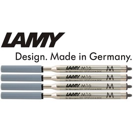 Lamy M16 1200152 Ballpoint Pen Refill, Blue, Metal, 4 x, blue