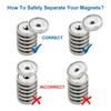 LOVIMAG 60lbs Holding Force Neodymium Cup Magnets, Industrial Strength Round
