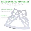 Stainless Herb Stripper, Easy to Clean Butterfly Handleless Pottery Herb