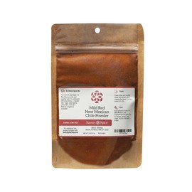Savory Spice Mild Red New Mexican Chile Powder - Ground New Mexican Chiles Seasoning | Mild Red Chili Powder for Chili, Soups, Sauces & Moles (1/2 Cup Bag - Net: 1.65 oz)