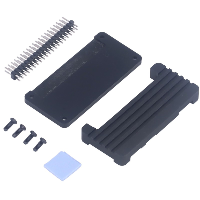 Aluminum Alloy Cooling Case Acrylic Bottom Shell Passive Cooling Enclosure