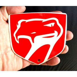 Dodge Viper Sneaky Pete Logo Steel Magnet (Magnet - 4" X 3.8")