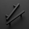 Ravinte Black Cabinet Handles 20 Pack 4-1/2 inch Matte Black