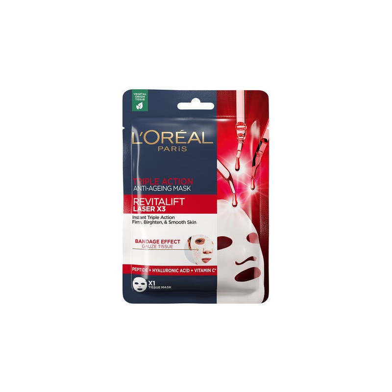 L'Oreal Triple Action Revitalift Laser x3 Tissue Mask