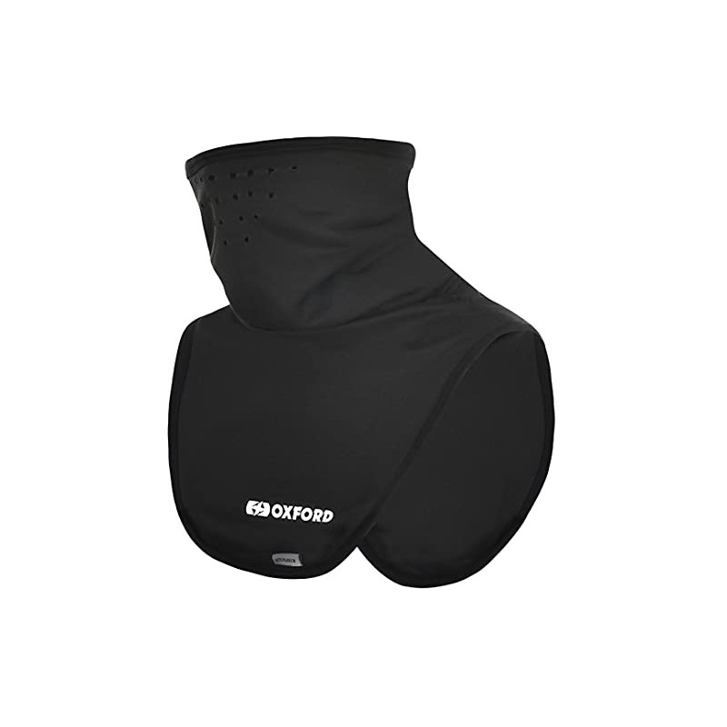 Oxford Deluxe Micro Fleece Black Face and Neck Tube Warmer.