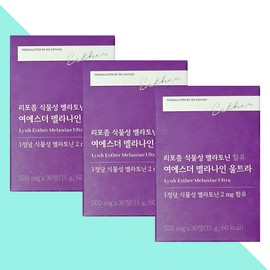 에스더포뮬러 리포좀 식물성 멜리토닌 여에스더 멜라나인 울트라 30정X3개