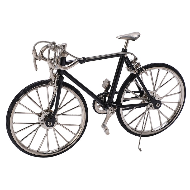 Bicycle Model Vivid Design DIY Decorative 12x19.5cm/4.7x7.7in Alloy Material Miniature