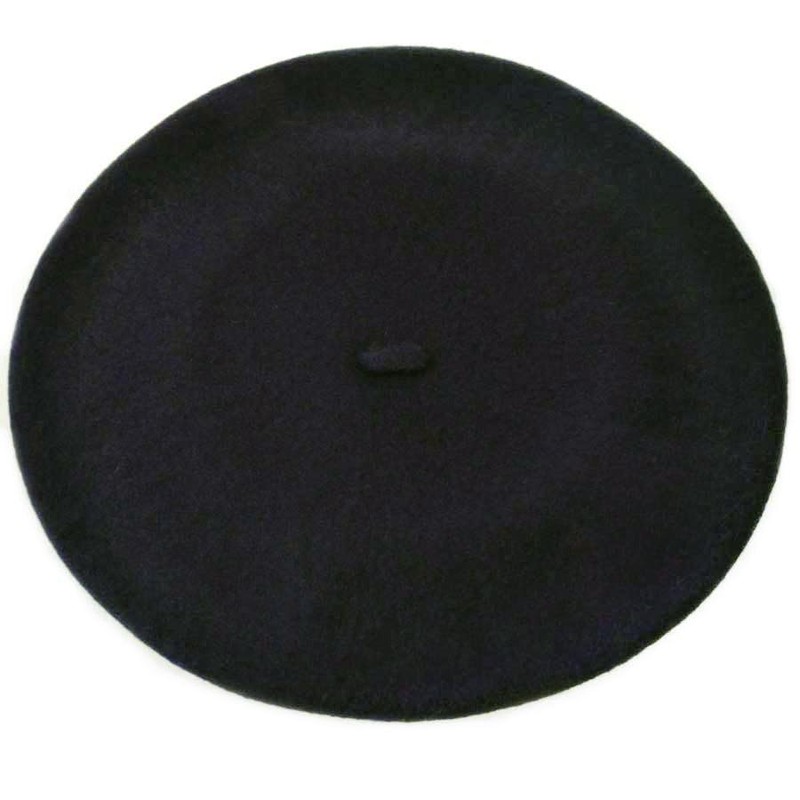 Basic Sense Plain Beret Hat 100% Wool French Beret Winter