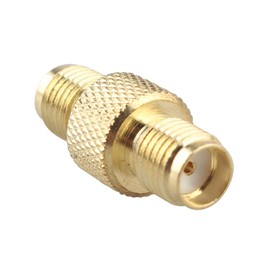 Futheda 4 Stück SMA-Buchse auf SMA-Buchse, FPV-Antennen, Radio-Adapter, Koppler, Zylinderadapter, Zwei-Wege-Kopfkupplung, Stecker, RF-Schalter-Konverter für Antennen, WLAN-Geräte, Koaxialkabel