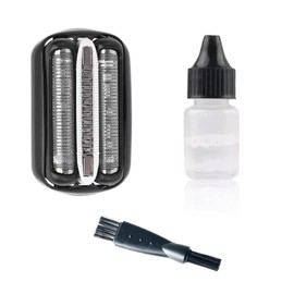 Shaver Replacement Blade Foil Head w/Rozor Shaver Oil& Cleaning Brush Compatible for Br-aun Series 3 32B 3090cc 3050cc 3040s 3000S 3020S 3040S 3080S 350CC 370CC 390CC,Cruzer6 …