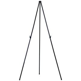 MasterVision Instant Display Easel Heavy Duty, Extends to 63" Tall, Black Frame