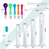 28-Piece Measuring Jugs and Cups Set with Beakers, Cylinders, Spoons,