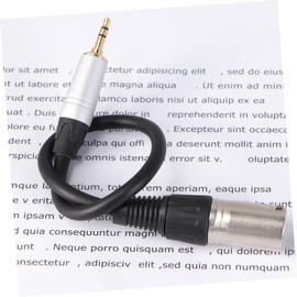 SUPVOX 3pcs Stereo Male to Male Audio Adapter Cable for Microphone and Speaker Plated Connectors Shielded Compatible Mixer Amplifier Camera