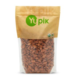 Yupik Organic California Almonds, 2.2 lb (35.2 oz), Non-Gmo, Vegan, Gluten-Free, Good Source Of Protein, Fiber, Iron & Calcium, Low In Carb