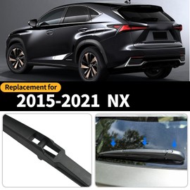 GARDIMU Rear Wiper Blade Assembly, Back Windshield Wiper Blades Arm Accessories Replacement for Lexus NX 2015-2021, Rear Wiper Blade and Arm Set for 2015 2016 2017 2018 2019 2020 2021.