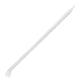 Karat C9090 7.75" Jumbo Straws (5mm Diameter), Paper-Wrapped, Clear (Case of 12000)