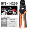 iCrimp IWC-1420D Crimper Tools 0.5-2mm² (20-14AWG) Crimping Tool for Crimping