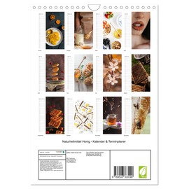 Naturheilmittel Honig - Kalender & Terminplaner (Wandkalender 2026 DIN A4 hoch), CALVENDO Monatskalender